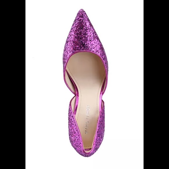 Marc Fisher Glitter Heels - Picture 5 of 12